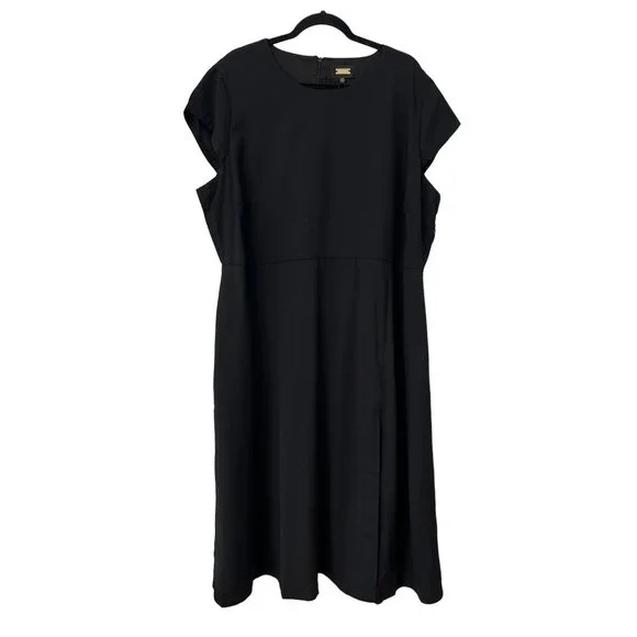 Alexia Admor | Dresses | Alexia Admor Aline Sheath Dress Womens 3x Black  Cap Sleeve Career Office New | Poshmark